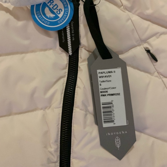 Woman’s puffer vest by Indyeva/Indygena light primrose pink new! - Picture 8 of 8
